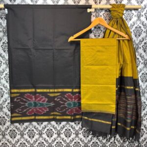 Pochampally Ikkat Silk Mix Unstitched Ethnic Dress Materials -CKSMDM00062