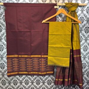 Pochampally Ikkat Silk Mix Unstitched Ethnic Dress Materials -CKSMDM00063
