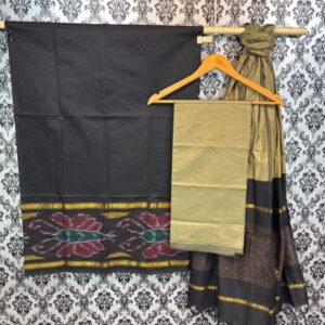Pochampally Ikkat Silk Mix Unstitched Ethnic Dress Materials -CKSMDM00065