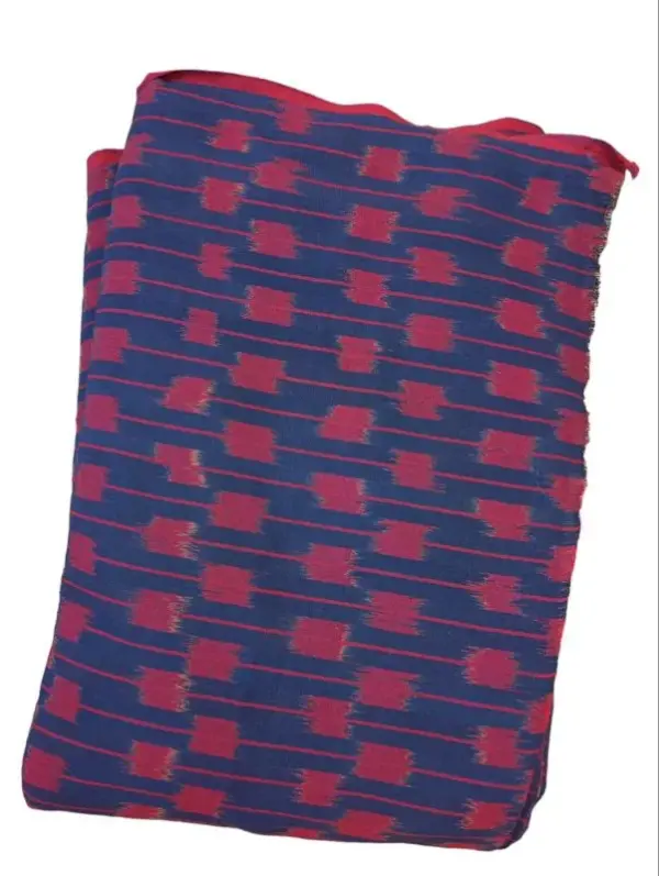 ikkat cotton fabric, Pochampally single ikat handloom cotton fabric, pure cotton fabric, Pure ikat cotton fabric