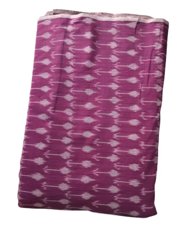 ikkat cotton fabric, Pochampally single ikat handloom cotton fabric, pure cotton fabric, Pure ikat cotton fabric