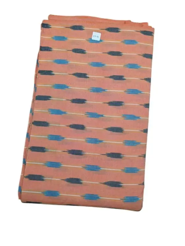 ikkat cotton fabric, Pochampally single ikat handloom cotton fabric, pure cotton fabric, Pure ikat cotton fabric