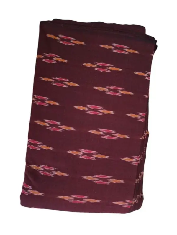 ikkat cotton fabric, Pochampally single ikat handloom cotton fabric, pure cotton fabric, Pure ikat cotton fabric