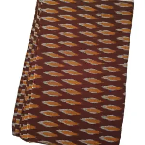 ikkat cotton fabric, Pochampally single ikat handloom cotton fabric, pure cotton fabric, Pure ikat cotton fabric