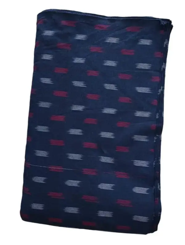ikkat cotton fabric, Pochampally single ikat handloom cotton fabric, pure cotton fabric, Pure ikat cotton fabric