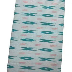 ikkat cotton fabric, Pochampally single ikat handloom cotton fabric, pure cotton fabric, Pure ikat cotton fabric