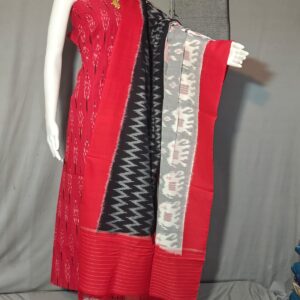 Pochampally Double ikkat dress materials, double Ikkat cotton suits, double ikkat salwar suit sets