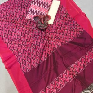 Pochampally Double ikkat dress materials, double Ikkat cotton suits, double ikkat salwar suit sets