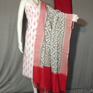 Pochampally Double ikkat dress materials, double Ikkat cotton suits, double ikkat salwar suit sets
