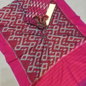 Pochampally Double ikkat dress materials, double Ikkat cotton suits, double ikkat salwar suit sets