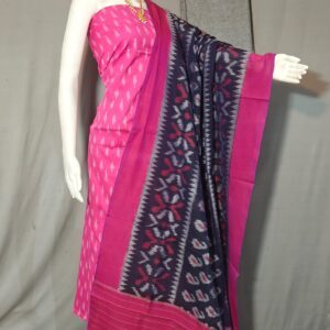 Pochampally Double ikkat dress materials, double Ikkat cotton suits, double ikkat salwar suit sets