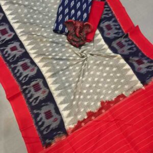 Pochampally Double ikkat dress materials, double Ikkat cotton suits, double ikkat salwar suit sets