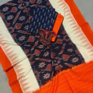 Pochampally Double ikkat dress materials, double Ikkat cotton suits, double ikkat salwar suit sets