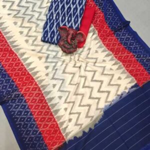 Pochampally Double ikkat dress materials, double Ikkat cotton suits, double ikkat salwar suit sets