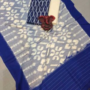 Pochampally Double ikkat dress materials, double Ikkat cotton suits, double ikkat salwar suit sets