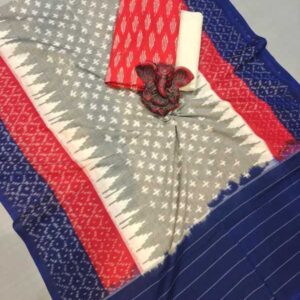 Pochampally Double ikkat dress materials, double Ikkat cotton suits, double ikkat salwar suit sets