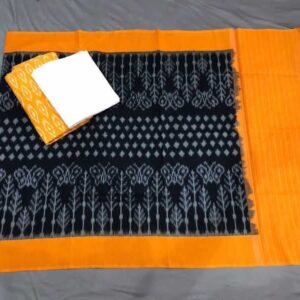 Pochampally Double ikkat dress materials, double Ikkat cotton suits, double ikkat salwar suit sets
