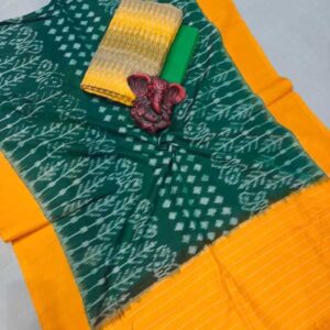 Pochampally Double ikkat dress materials, double Ikkat cotton suits, double ikkat salwar suit sets