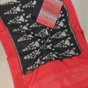 Pochampally Double ikkat dress materials, double Ikkat cotton suits, double ikkat salwar suit sets