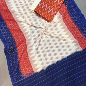 Pochampally Double ikkat dress materials, double Ikkat cotton suits, double ikkat salwar suit sets