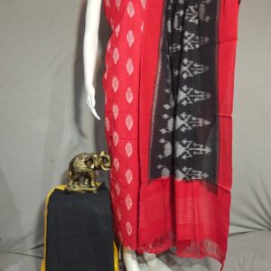 Pochampally Double ikkat dress materials, double Ikkat cotton suits, double ikkat salwar suit sets