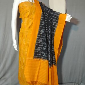 Pochampally Double ikkat dress materials, double Ikkat cotton suits, double ikkat salwar suit sets