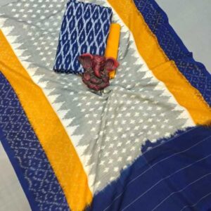 Pochampally Double ikkat dress materials, double Ikkat cotton suits, double ikkat salwar suit sets