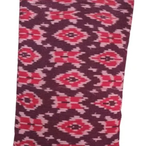 Double Ikkat cotton fabric Handloom materials -  DIKCF0001