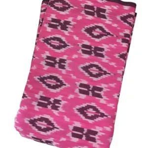 Double Ikkat cotton fabric Handloom materials -  DIKCF00011