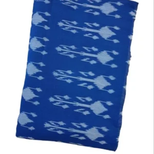 Double Ikkat cotton fabric Handloom materials -  DIKCF00014