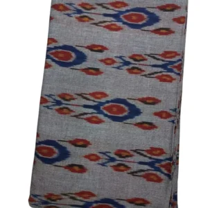 Double Ikkat cotton fabric Handloom materials -  DIKCF00017