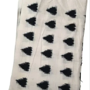 Double Ikkat cotton fabric Handloom materials -  DIKCF00019