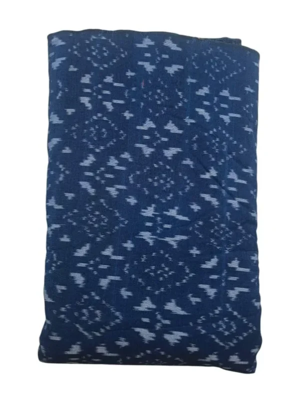 Double Ikkat cotton fabric Handloom materials -  DIKCF0002