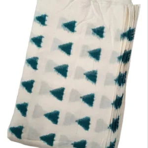 Double Ikkat cotton fabric Handloom materials -  DIKCF00022