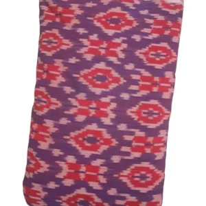 Double Ikkat cotton fabric Handloom materials -  DIKCF0003