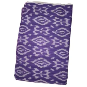 Double Ikkat cotton fabric Handloom materials -  DIKCF0004