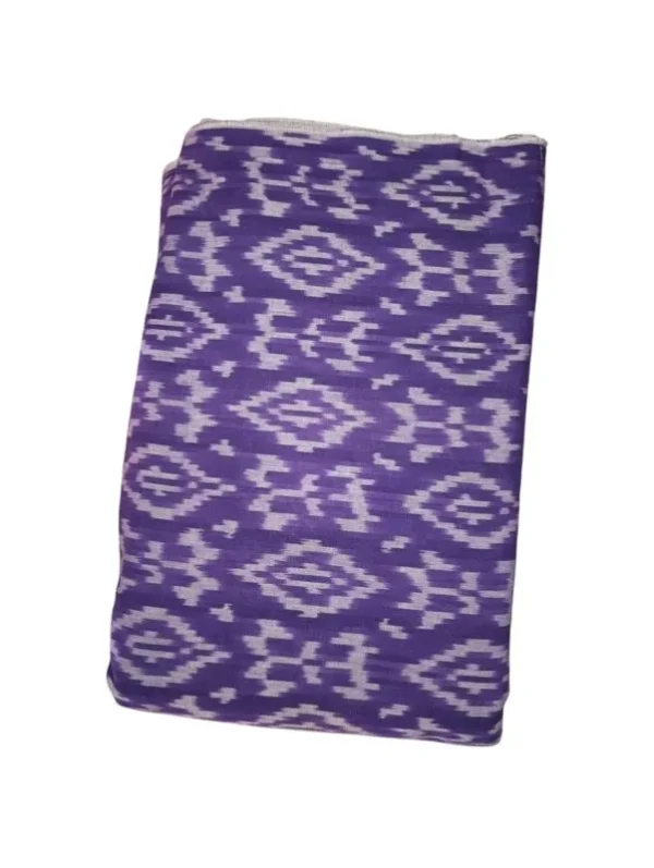 Double Ikkat cotton fabric Handloom materials -  DIKCF0004