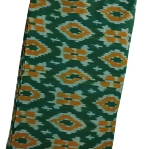 Double Ikkat cotton fabric Handloom materials -  DIKCF0006