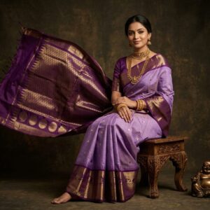 Gadwal Semi Silk Sarees With Blouse -PRSG39010