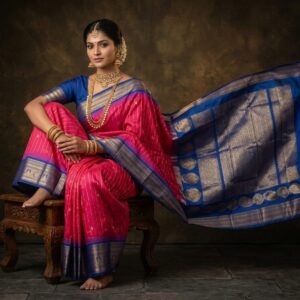 Gadwal Semi Silk Sarees With Blouse -PRSG39019