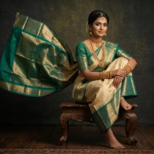 Gadwal Semi Silk Sarees With Blouse -PRSG39023