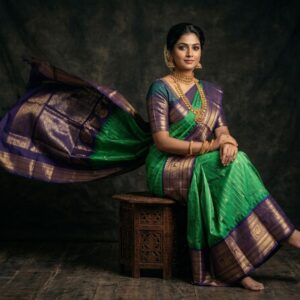 Gadwal Semi Silk Sarees With Blouse -PRSG39025