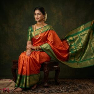 Gadwal Semi Silk Sarees With Blouse -PRSG39029