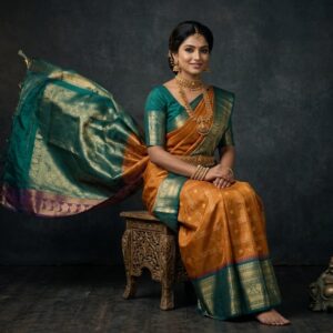 Gadwal Semi Silk Sarees With Blouse -PRSG39003