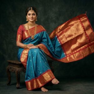 Gadwal Semi Silk Sarees With Blouse -PRSG39032