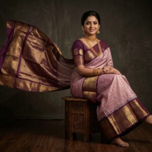 Gadwal Semi Silk Sarees With Blouse -PRSG39035