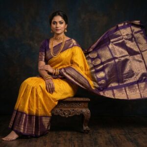 Gadwal Semi Silk Sarees With Blouse -PRSG39042