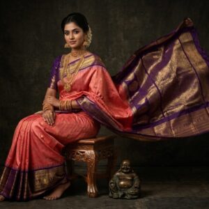 Gadwal Semi Silk Sarees With Blouse -PRSG39045