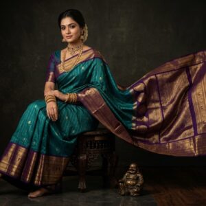 Gadwal Semi Silk Sarees With Blouse -PRSG39049