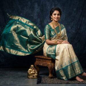 Gadwal Semi Silk Sarees With Blouse -PRSG39005